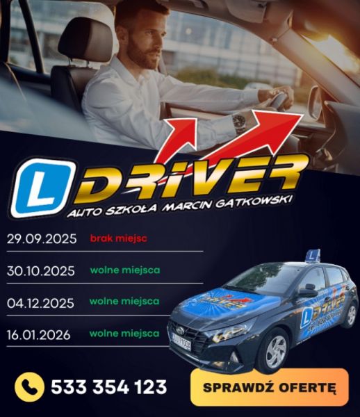 ⚠️ Zapraszamy na kurs nauki jazdy 30-10-2025r.⚠️