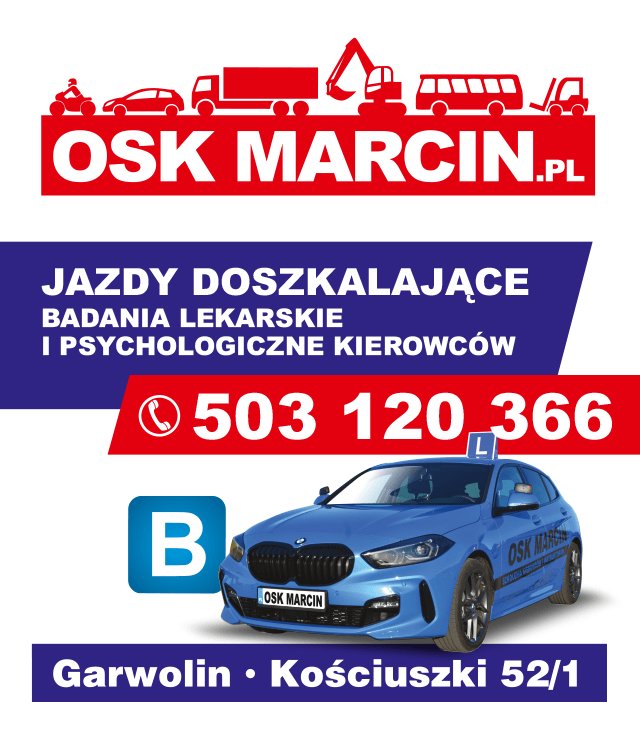 Ośrodek Szkolenia Kierowców MARCIN – reklama