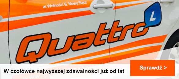 Quattro Nauka Jazdy – reklama