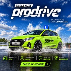 Szkoła Jazdy Prodrive – reklama