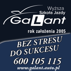 GALANT Wyższa Szkoła Jazdy – reklama