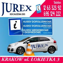 Ośrodek Szkolenia Kierowców Jurex – reklama
