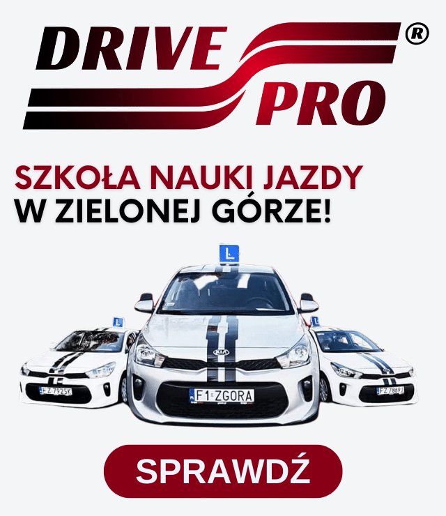 Szkoła Nauki Jazdy DRIVE PRO – reklama