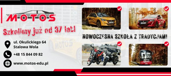 MOTOS Ośrodek Szkolenia Kierowców – reklama