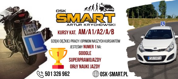 osk SMART Artur Krychowski – reklama