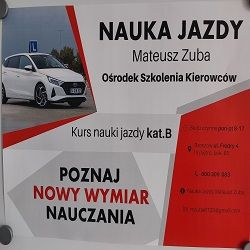Nauka Jazdy Mateusz Zuba – reklama