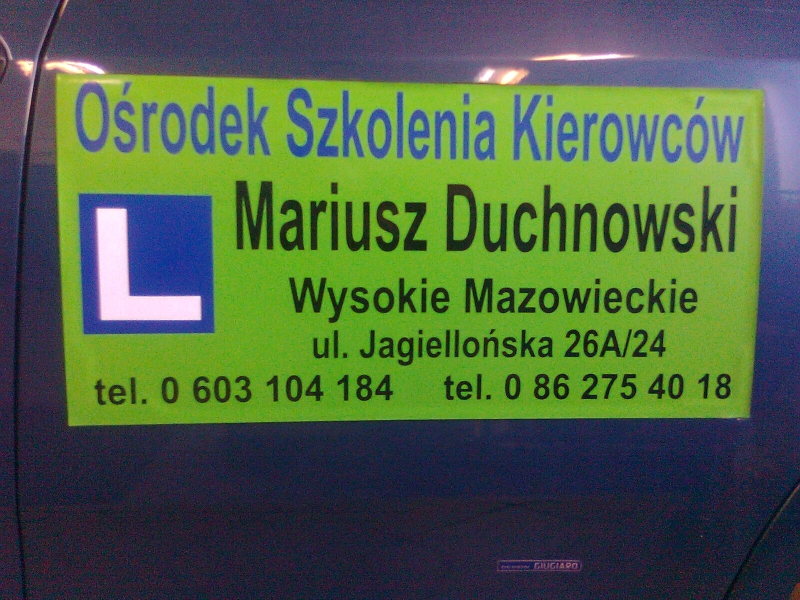 Ośrodek Szkolenia Kierowców Mariusz Duchnowski — zdjęcie 3