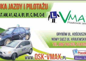 Nauka Jazdy i Pilotażu VMAX Ptaszkowski Jeremiasz — zdjęcie 1