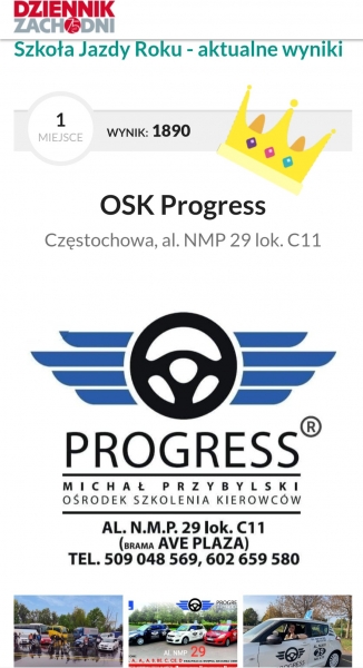 PROGRESS Ośrodek Szkolenia Kierowców — zdjęcie 7
