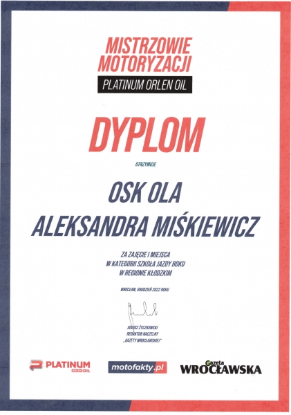 OSK OLA Aleksandra Sołoń — zdjęcie 3
