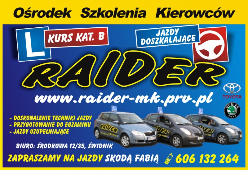 RAIDER. Ośrodek szkolenia kierowców — zdjęcie 1