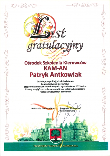 KAM-AN SZKOŁA JAZDY — zdjęcie 1