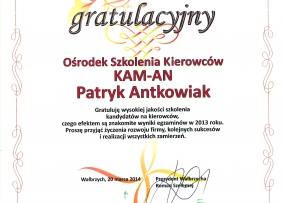 KAM-AN SZKOŁA JAZDY — zdjęcie 1