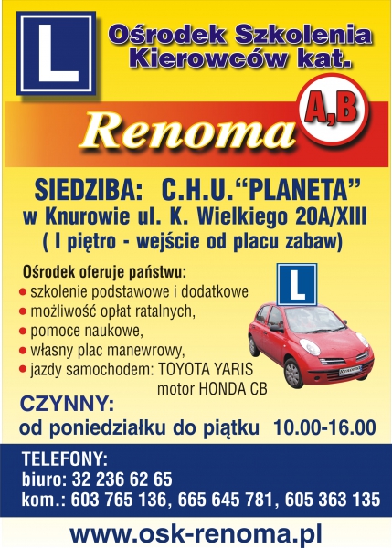Ośrodek Szkolenia Kierowców RENOMA — zdjęcie 1
