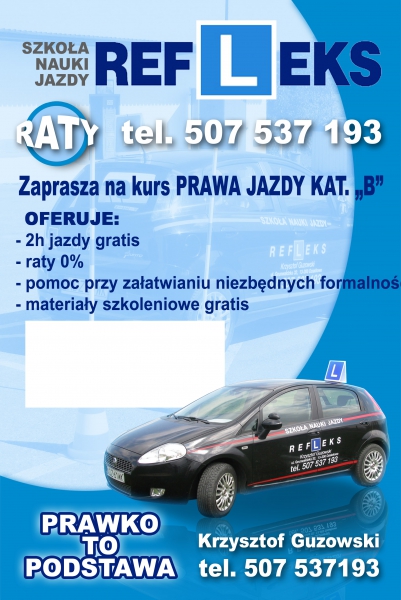 Szkoła Nauki Jazdy REFLEKS — zdjęcie 1